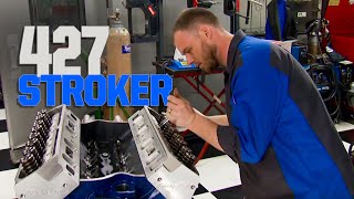 Building a 427 Stroker from a Ford Boss 351 Block  HorsePower S15 E6 [upl. by Jena]