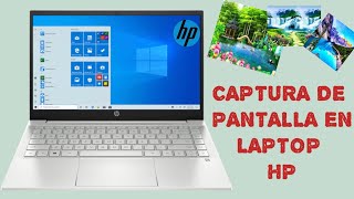 como hacer capturas de pantalla en laptop HP [upl. by Tremml]