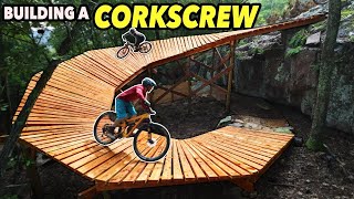 I Built a Huge Corkscrew at the Next 1 Downhill Bike Park in the US [upl. by Nitsoj]