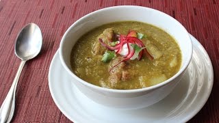 Chili Verde Recipe  Easy Pork amp Tomatillo Stew  How to Make Green Chili [upl. by Colan]