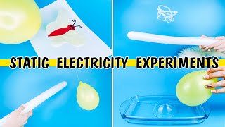 7 Awesome Static Electricity Experiments for Kids [upl. by Eimme]