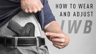 How To Wear And Conceal An IWB Holster by Alien Gear Holsters [upl. by Isyed956]