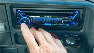 How To Play USB Music On Sony MEX Car Stereo [upl. by Yarg]