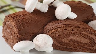 Yule Log Recipe Demonstration  Joyofbakingcom [upl. by Airym]