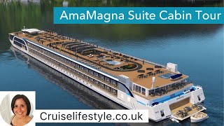 AmaMagna Suite Cabin Tour  Ama Waterways [upl. by Servetnick]